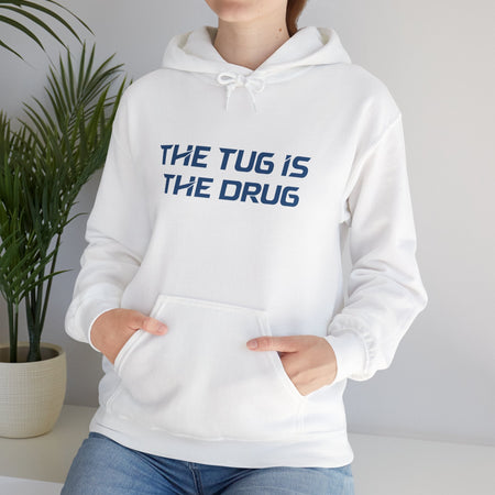 The Tug Is The Drug Unisex Heavy Blend™ Hooded Sweatshirt - Get Tight Gear