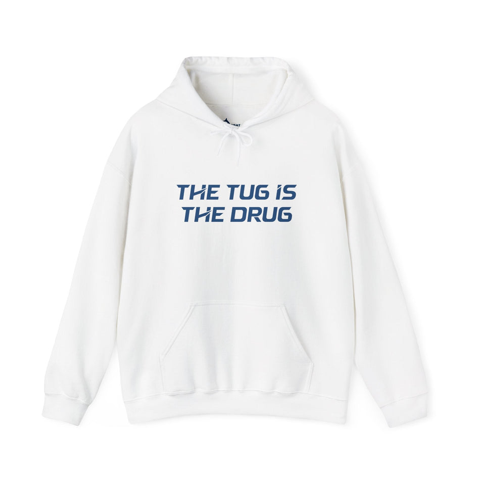 The Tug Is The Drug Unisex Heavy Blend™ Hooded Sweatshirt - Get Tight Gear
