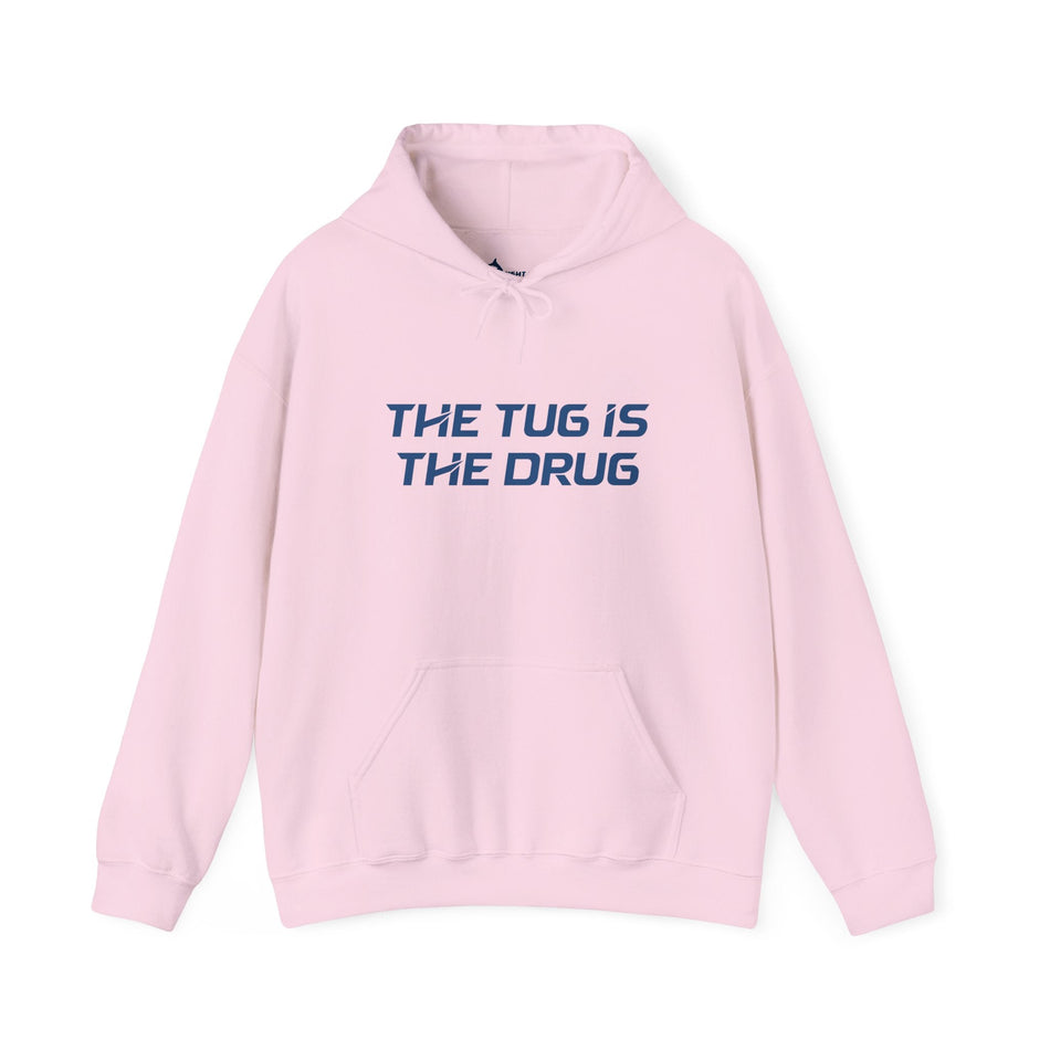 The Tug Is The Drug Unisex Heavy Blend™ Hooded Sweatshirt - Get Tight Gear
