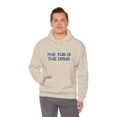 The Tug Is The Drug Unisex Heavy Blend™ Hooded Sweatshirt - Get Tight Gear