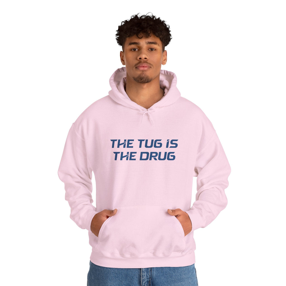 The Tug Is The Drug Unisex Heavy Blend™ Hooded Sweatshirt - Get Tight Gear