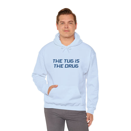The Tug Is The Drug Unisex Heavy Blend™ Hooded Sweatshirt - Get Tight Gear
