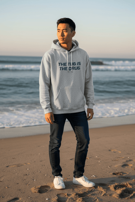 The Tug Is The Drug Unisex Heavy Blend™ Hooded Sweatshirt - Get Tight Gear