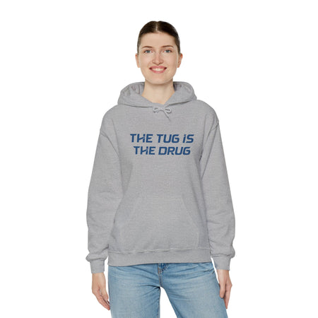 The Tug Is The Drug Unisex Heavy Blend™ Hooded Sweatshirt - Get Tight Gear