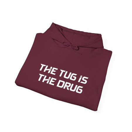 The Tug Is The Drug Unisex Heavy Blend™ Hooded Sweatshirt - Get Tight Gear