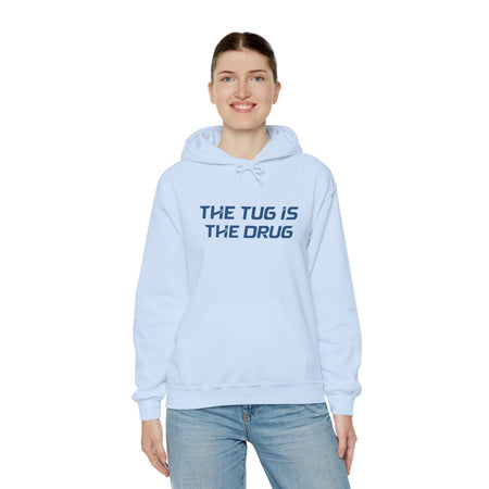 The Tug Is The Drug Unisex Heavy Blend™ Hooded Sweatshirt - Get Tight Gear