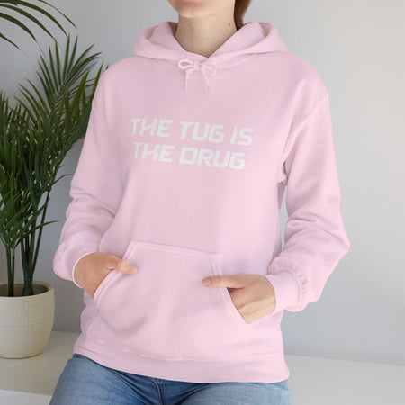 The Tug Is The Drug Unisex Heavy Blend™ Hooded Sweatshirt - Get Tight Gear