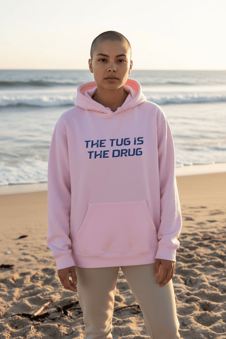 The Tug Is The Drug Unisex Heavy Blend™ Hooded Sweatshirt - Get Tight Gear