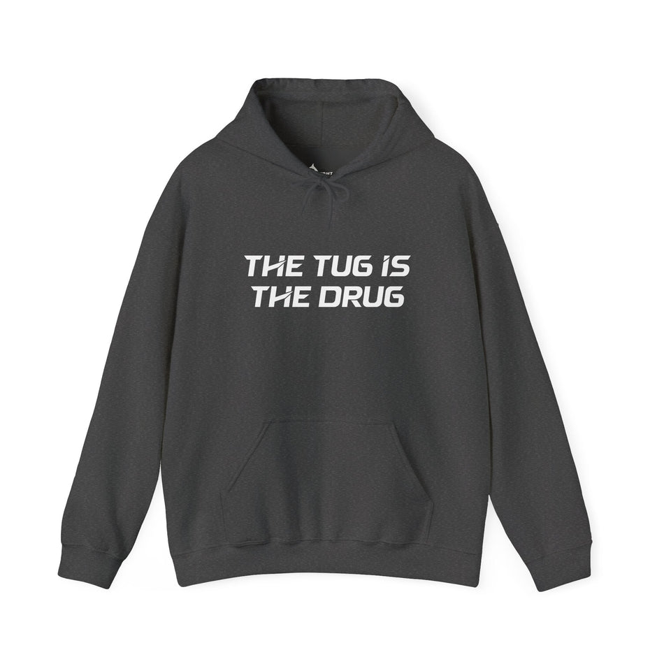 The Tug Is The Drug Unisex Heavy Blend™ Hooded Sweatshirt - Get Tight Gear