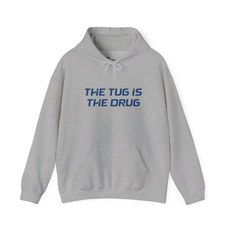The Tug Is The Drug Unisex Heavy Blend™ Hooded Sweatshirt - Get Tight Gear