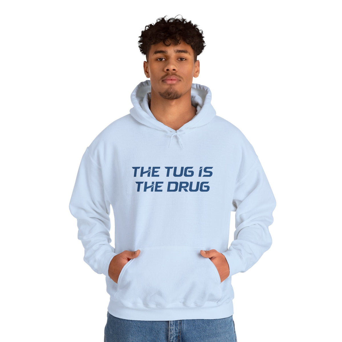 The Tug Is The Drug Unisex Heavy Blend™ Hooded Sweatshirt - Get Tight Gear