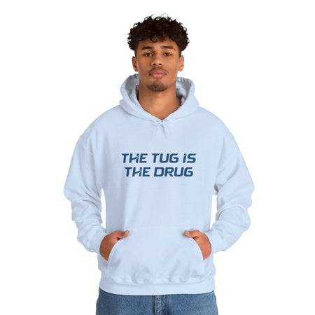 The Tug Is The Drug Unisex Heavy Blend™ Hooded Sweatshirt - Get Tight Gear