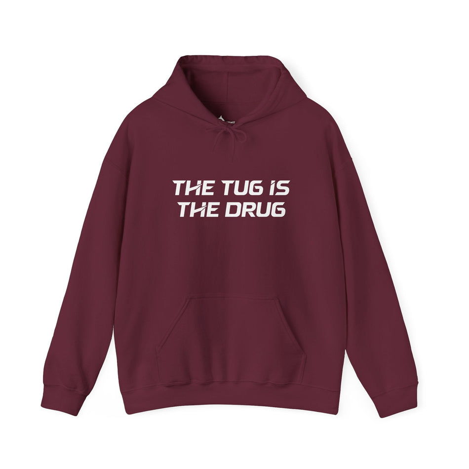 The Tug Is The Drug Unisex Heavy Blend™ Hooded Sweatshirt - Get Tight Gear