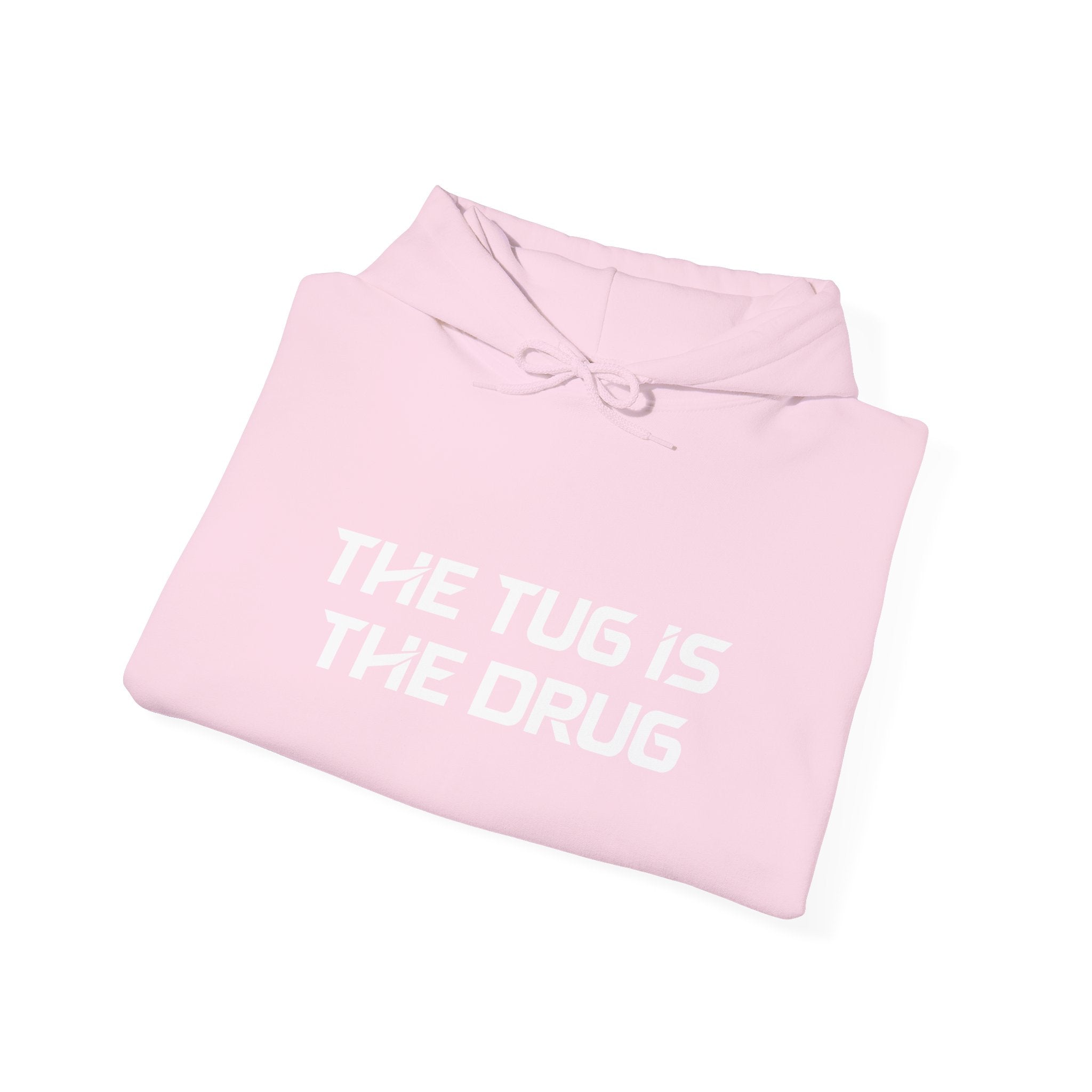 The Tug Is The Drug Unisex Heavy Blend™ Hooded Sweatshirt - Get Tight Gear