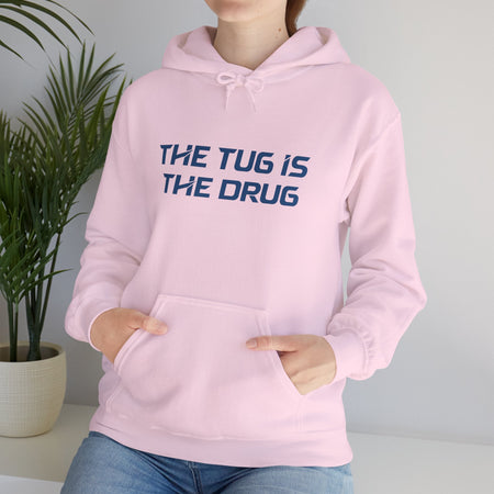 The Tug Is The Drug Unisex Heavy Blend™ Hooded Sweatshirt - Get Tight Gear