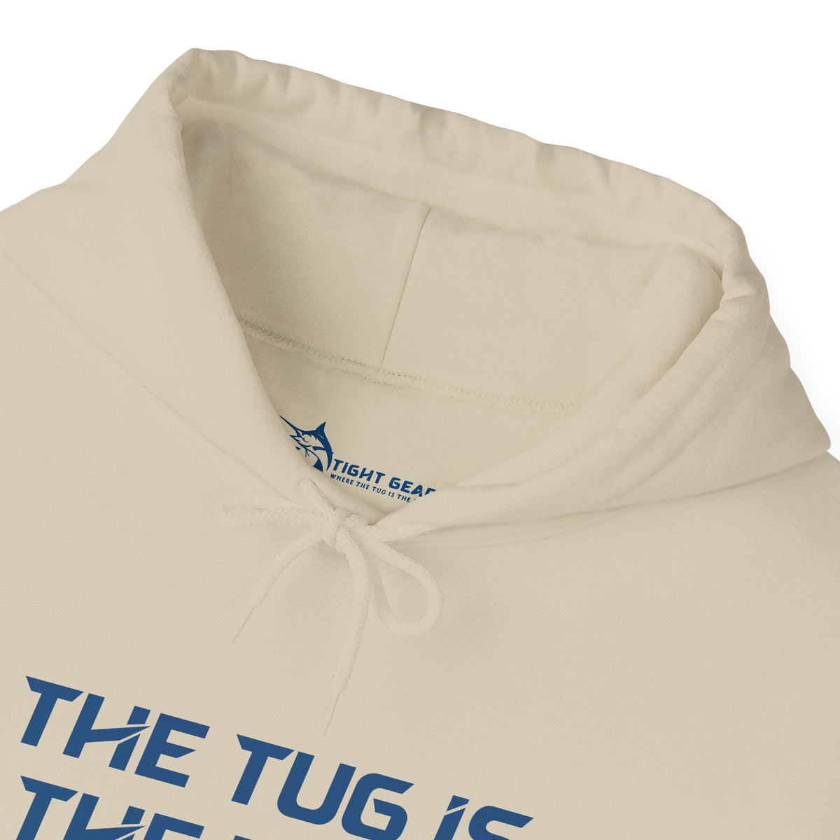 The Tug Is The Drug Unisex Heavy Blend™ Hooded Sweatshirt - Get Tight Gear