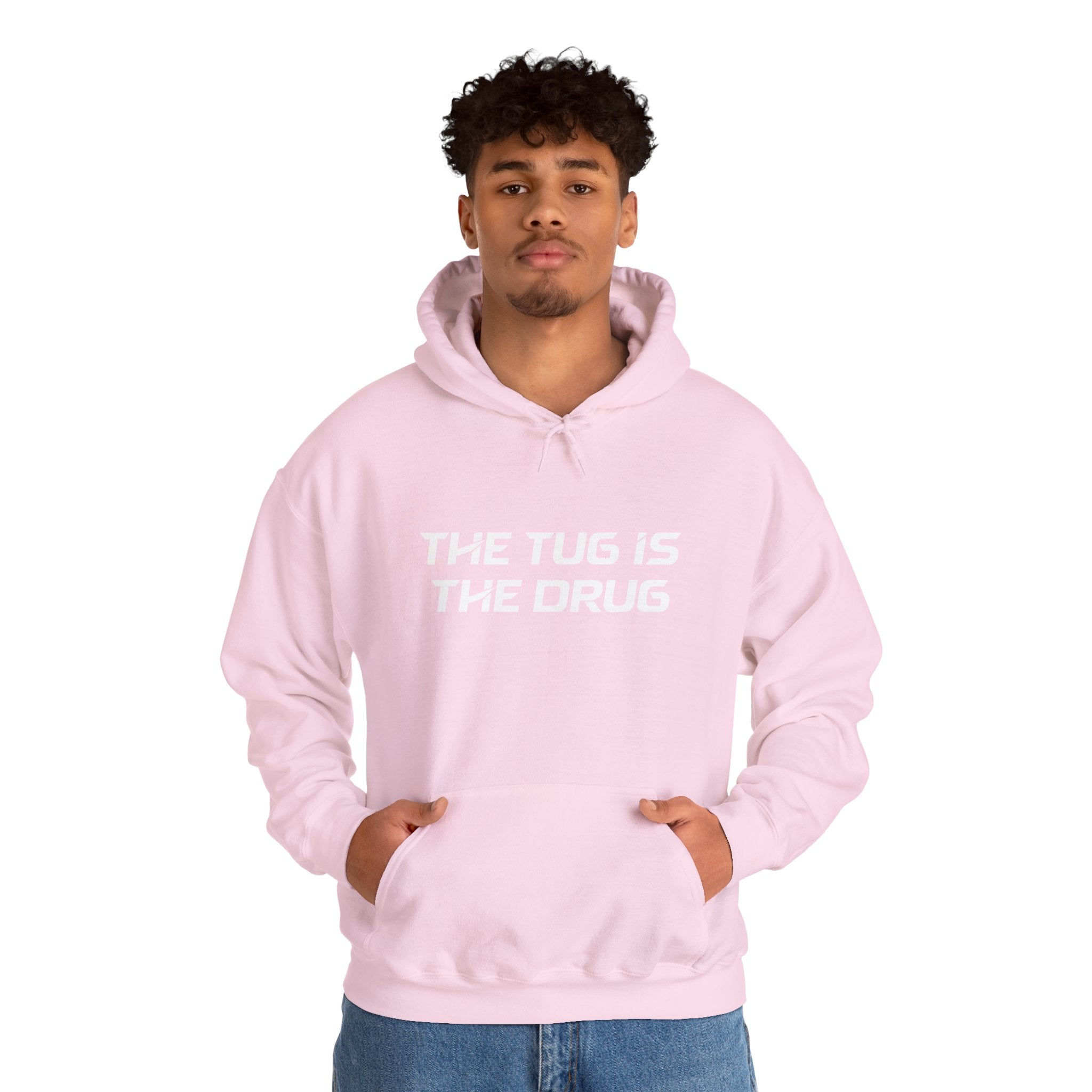 The Tug Is The Drug Unisex Heavy Blend™ Hooded Sweatshirt - Get Tight Gear