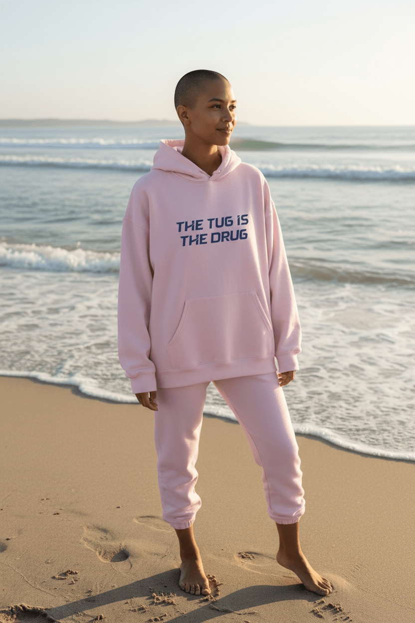 The Tug Is The Drug Unisex Heavy Blend™ Hooded Sweatshirt - Get Tight Gear