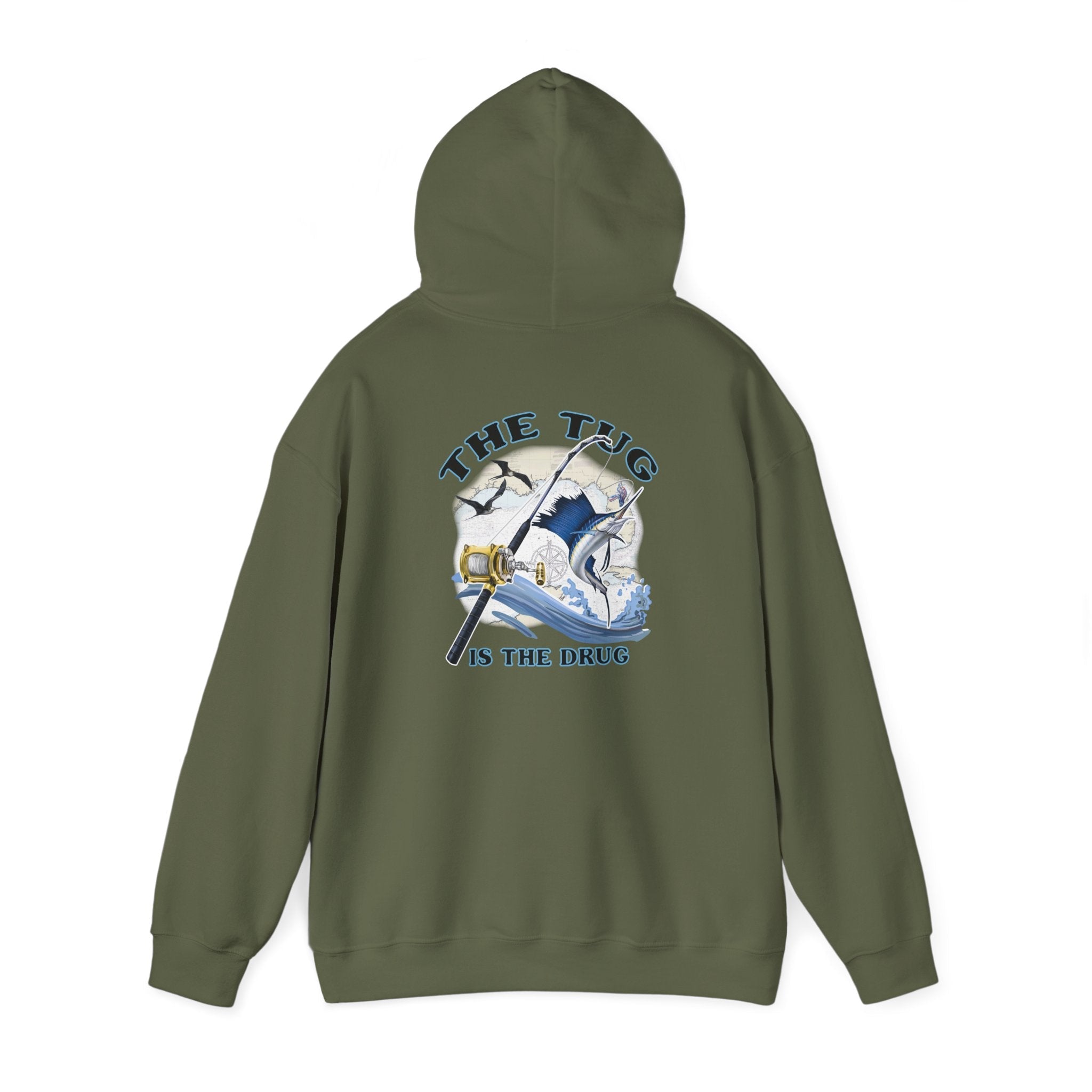The Tug Is The Drug™ Unisex Heavy Blend™ Hoodie - Get Tight Gear