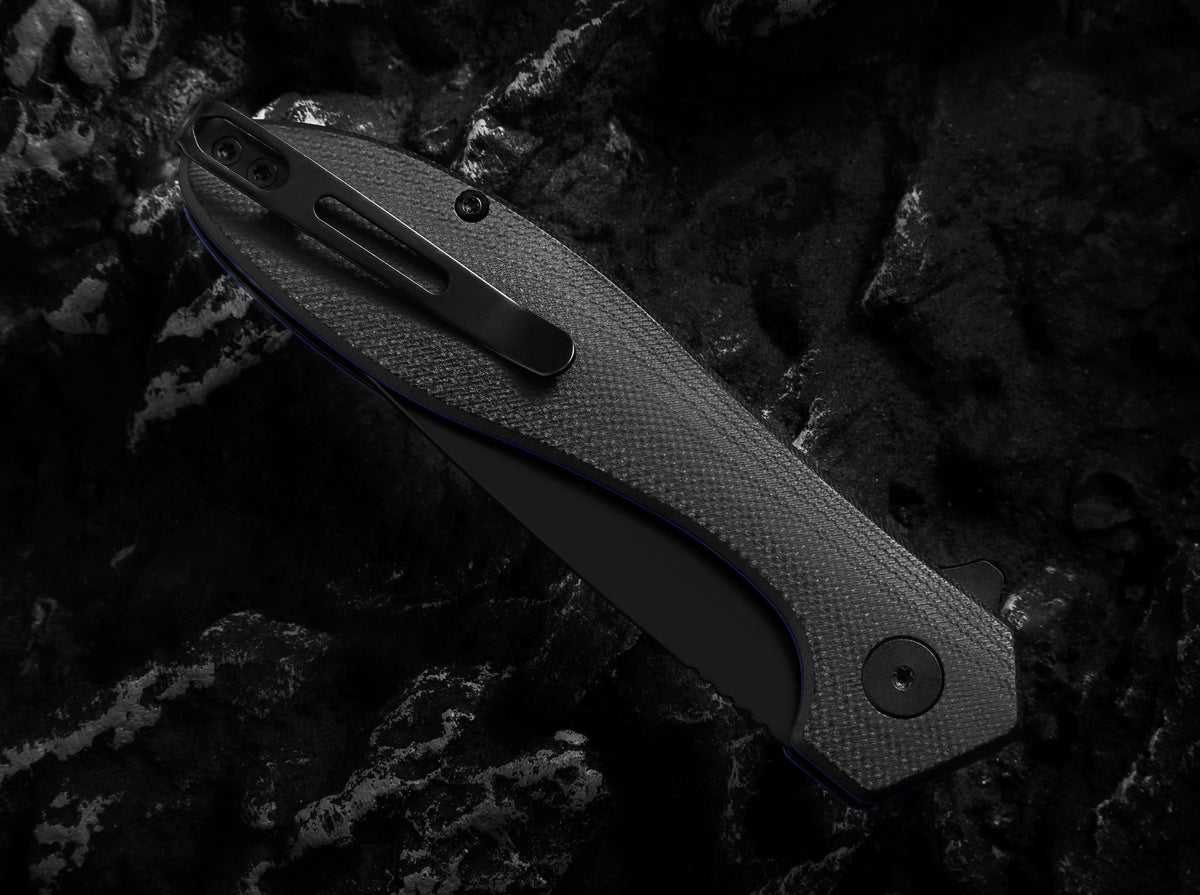 The Vector Folding Pocket Knife Giftset for Men and Women (Black) - Get Tight Gear