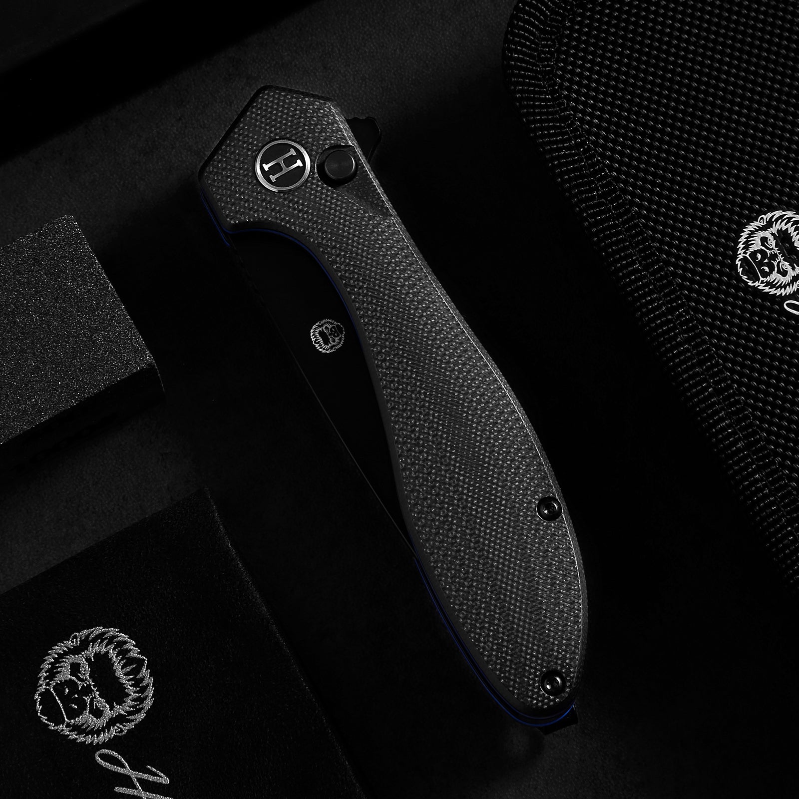 The Vector Folding Pocket Knife Giftset for Men and Women (Black) - Get Tight Gear