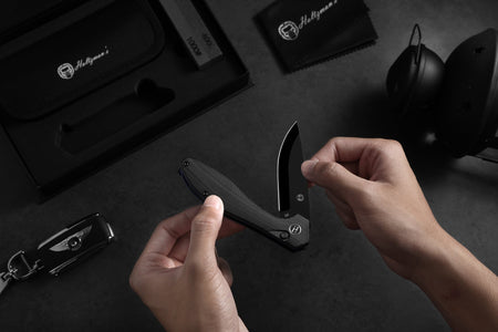 The Vector Folding Pocket Knife Giftset for Men and Women (Black) - Get Tight Gear