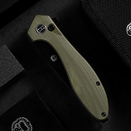 The Vector Folding Pocket Knife Giftset for Men and Women (Green and Black) - Get Tight Gear