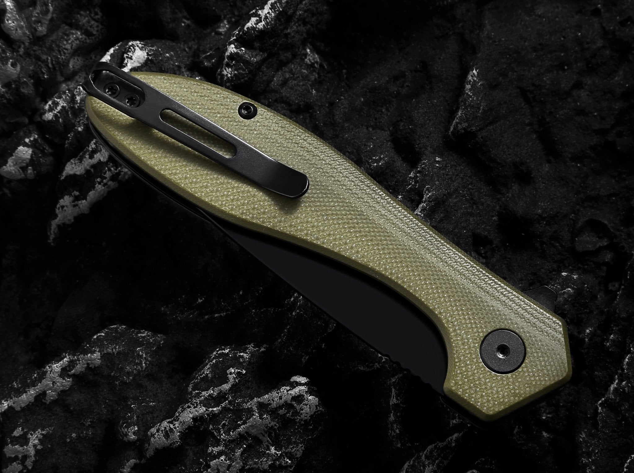 The Vector Folding Pocket Knife Giftset for Men and Women (Green and Black) - Get Tight Gear