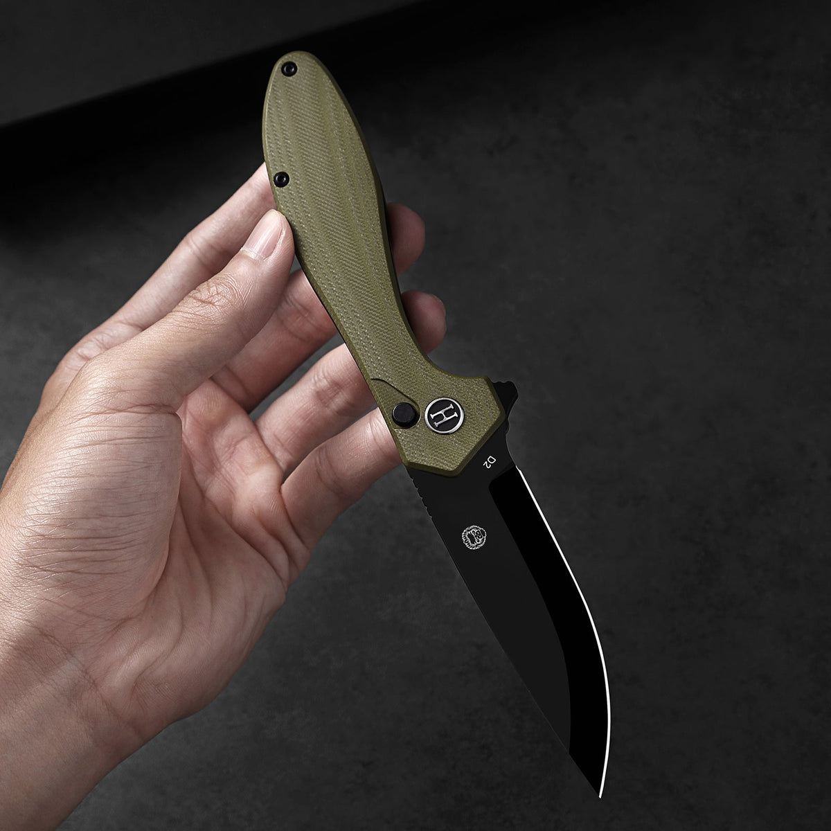 The Vector Folding Pocket Knife Giftset for Men and Women (Green and Black) - Get Tight Gear