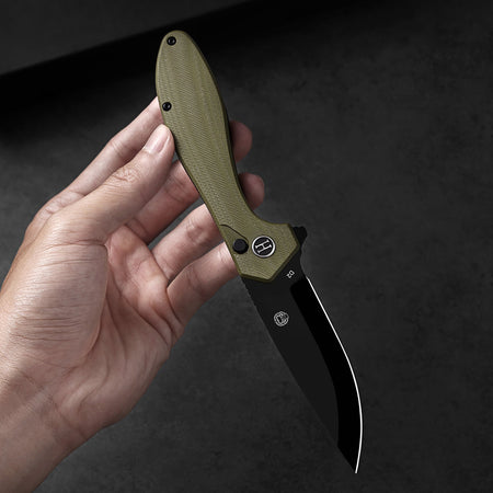 The Vector Folding Pocket Knife Giftset for Men and Women (Green and Black) - Get Tight Gear