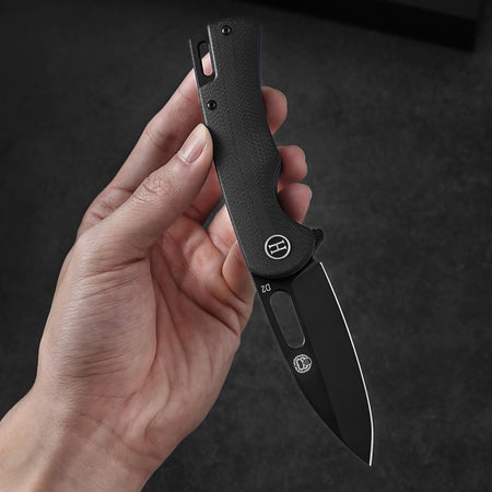 The Venture Point Folding Pocket Knife Giftset for Men and Women (Black and Blue) - Get Tight Gear