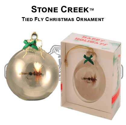 Tied Fly Holiday Ornaments - Get Tight Gear