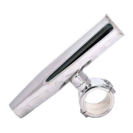 Tigress 1" Polished SS Adjustable Clamp - On Rod Holder - Get Tight Gear