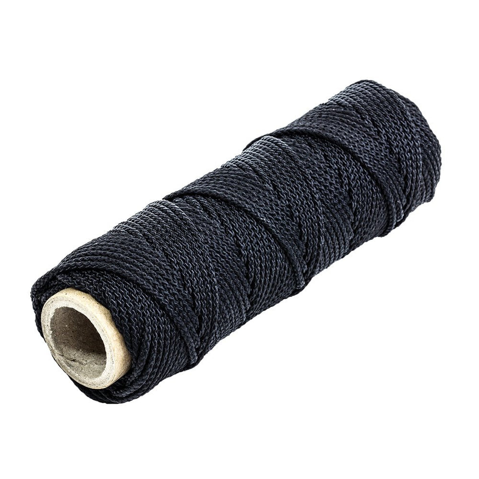 Tigress 100' of 300lb Nylon Braid - Black - Get Tight Gear