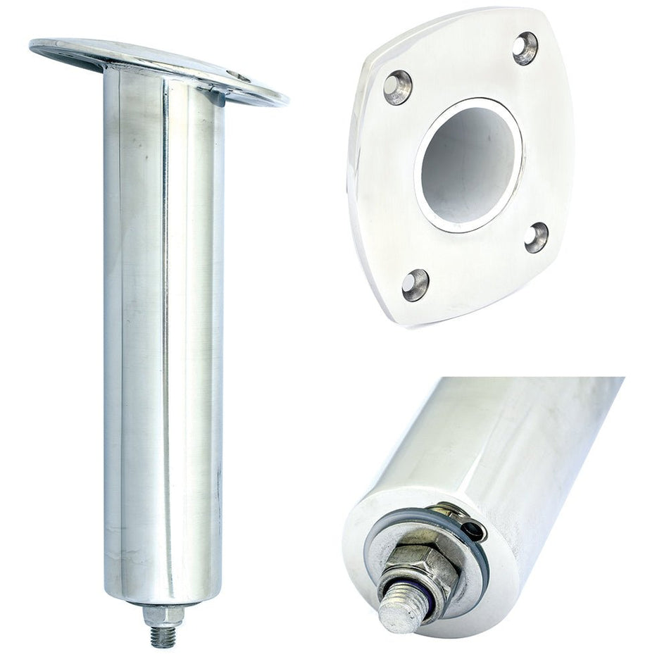 Tigress 4 Hole Extra Long Swivel Rectangular Head Rod Holder - 15 - 12 - 1/2" - Get Tight Gear