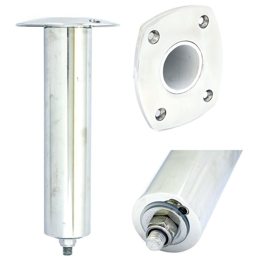 Tigress 4 Hole Swivel Rectangular Head Rod Holder - 0 - 10 - 1/2" - Get Tight Gear