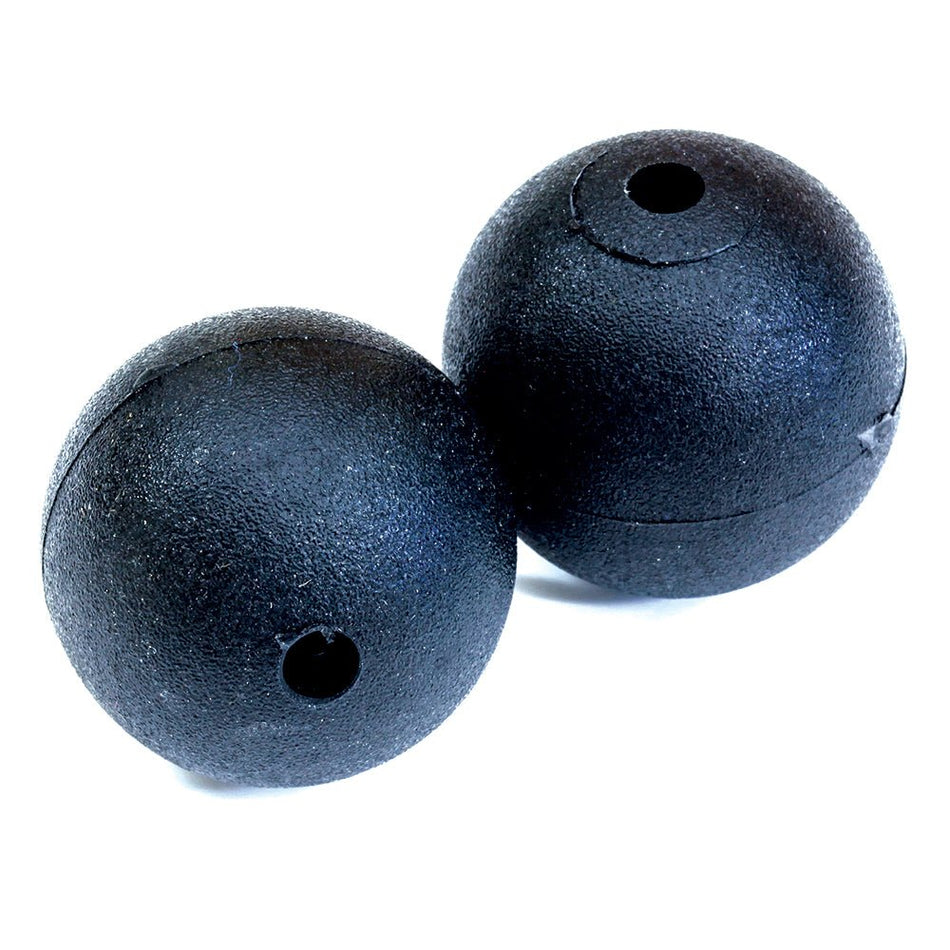 Tigress Black Plastic Outrigger Stops - 1 - 1/4" - Pair - Get Tight Gear