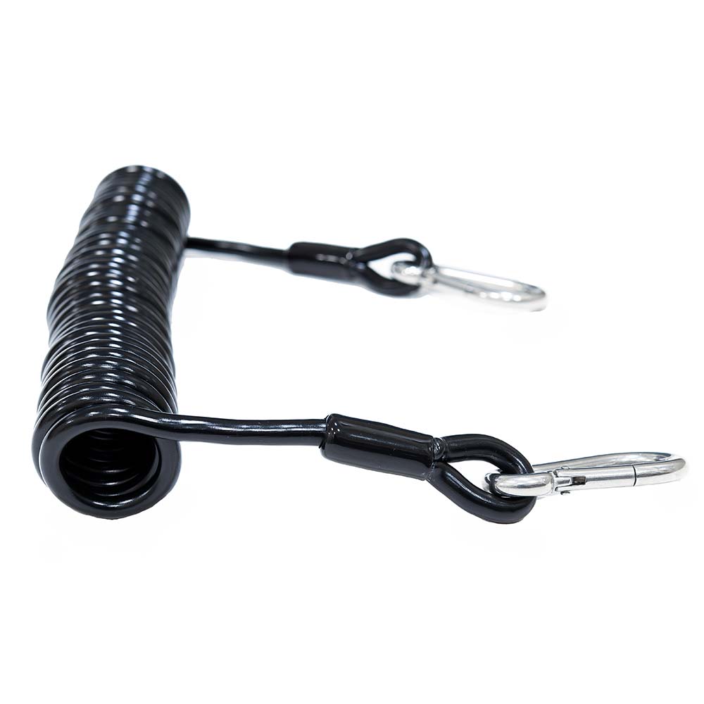 Tigress Heavy - Duty Coiled Safety Tether - 1200lbs - Get Tight Gear