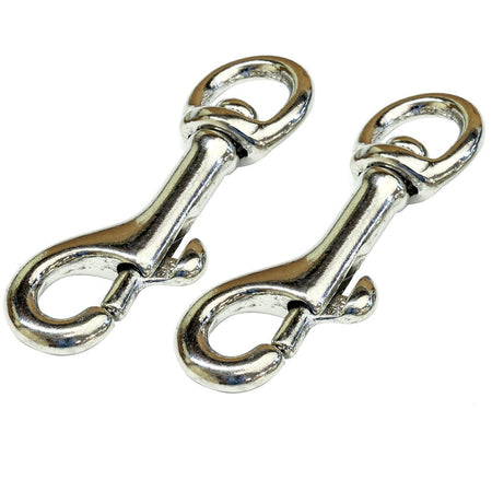 Tigress Nickel Plated Brass Snaps - Pair - Get Tight Gear