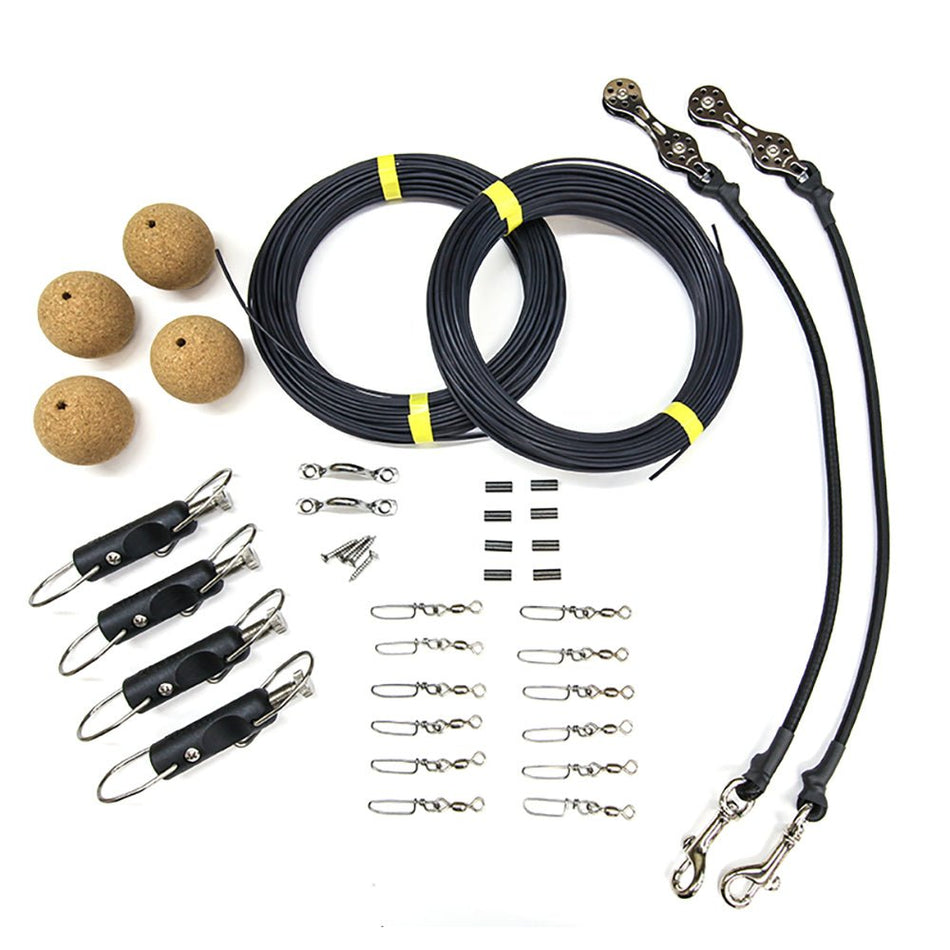 Tigress Ultimate Rigging Kit - 400lb Black Mono - Get Tight Gear