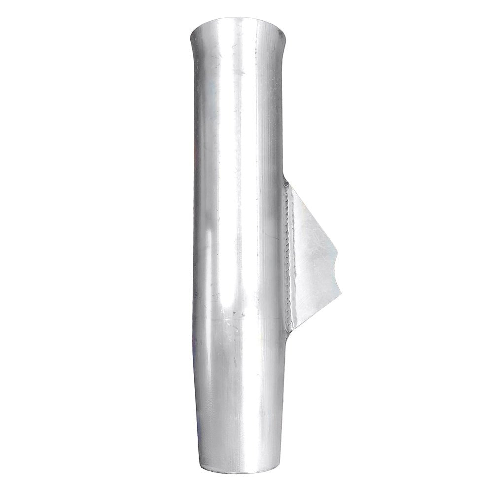 Tigress Weld On Aluminum Flared Rod Holder w/Blade Mill Finished 10" - Get Tight Gear