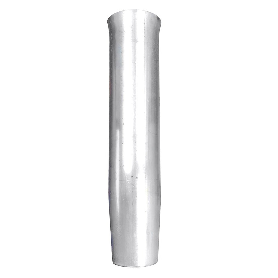 Tigress Weld On Aluminum Flared Rod Holder w/o Blade Mill Finished 10" - Get Tight Gear