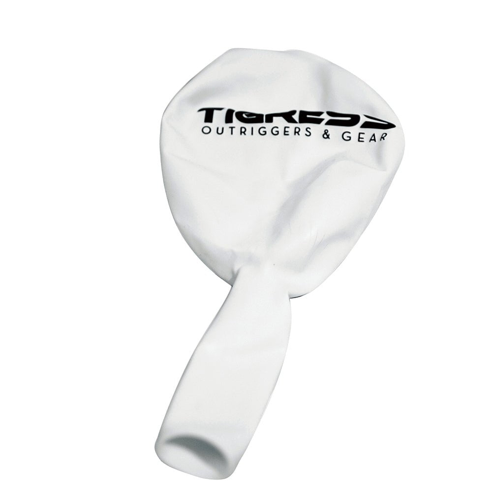 Tigress White Helium Ballons - Get Tight Gear