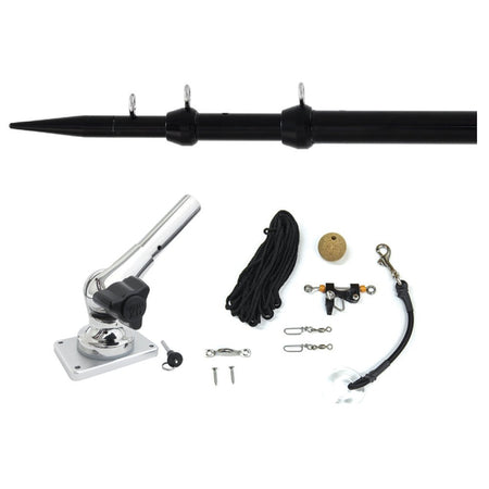 Tigress XD Center Rigger System - 8' - Black Center Rigging Kit - Get Tight Gear