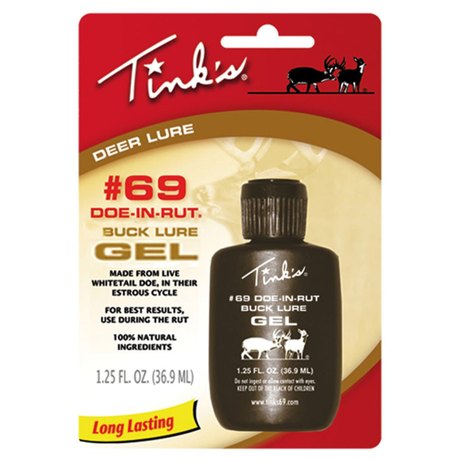 Tinks Doe - In - Rut 69 Buck Lure - Gel 1.25 oz. - Get Tight Gear