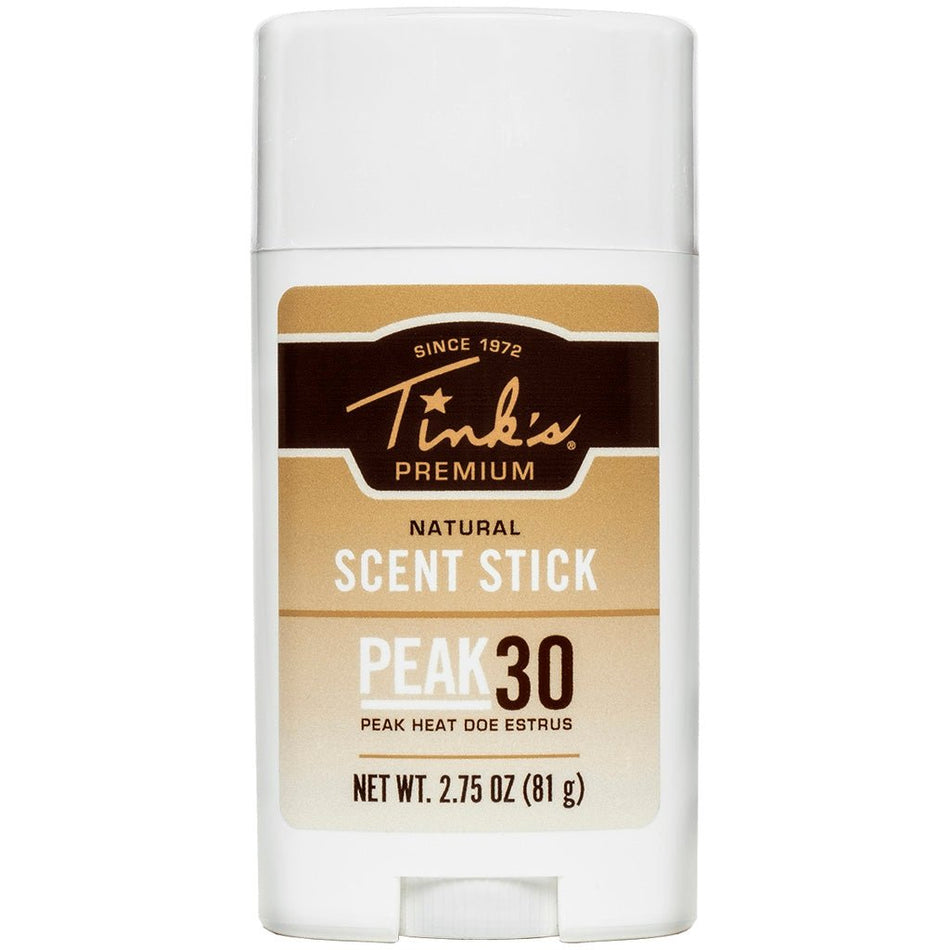Tinks Natural Scent Stick PEAK30 Premium Estrus 2.75 oz. - Get Tight Gear