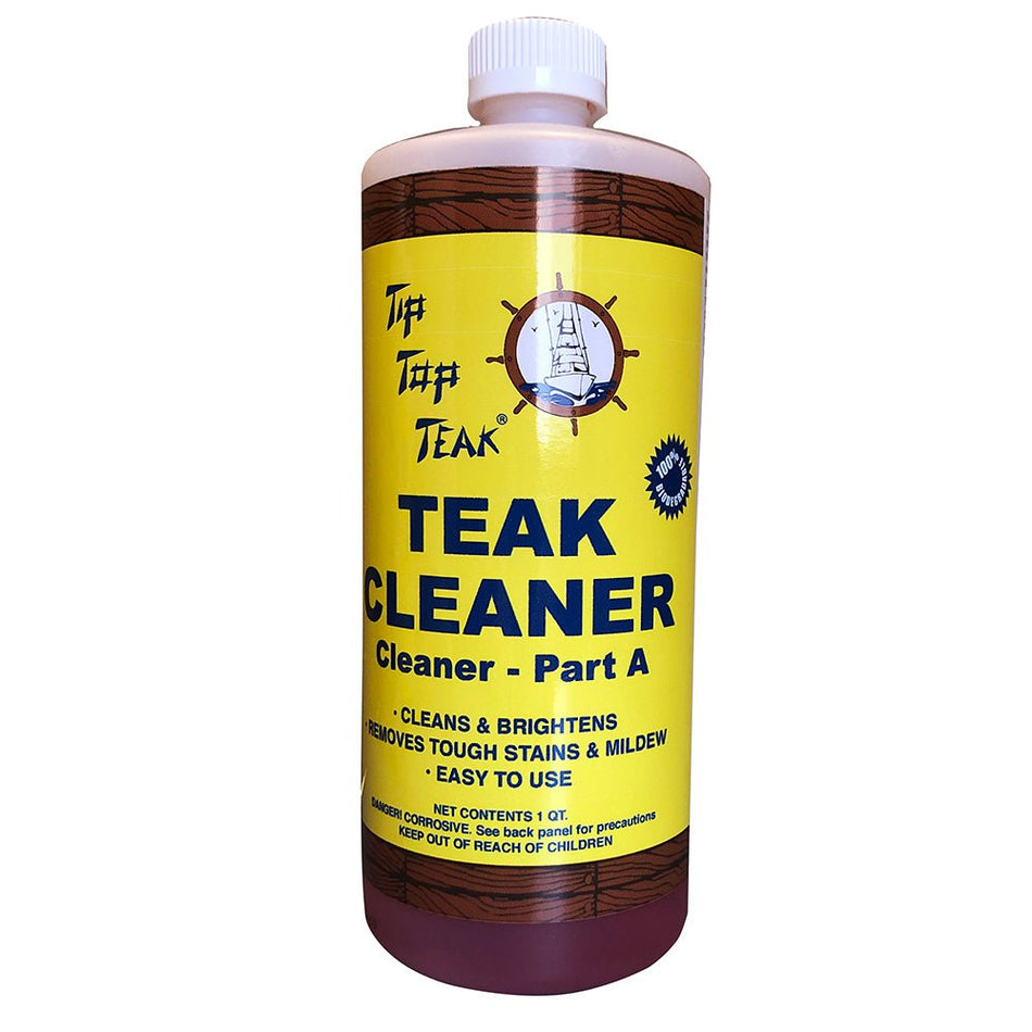 Tip Top Teak Cleaner Part A - Quart - Get Tight Gear