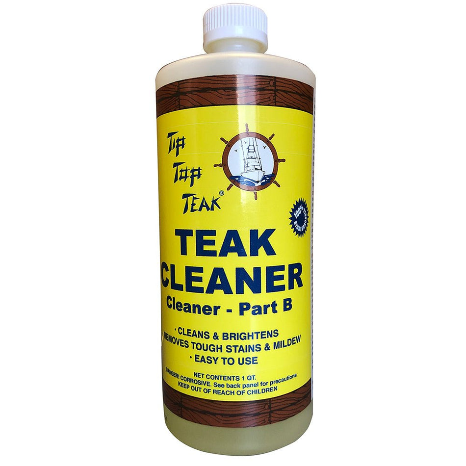 Tip Top Teak Cleaner Part B - Quart - Get Tight Gear