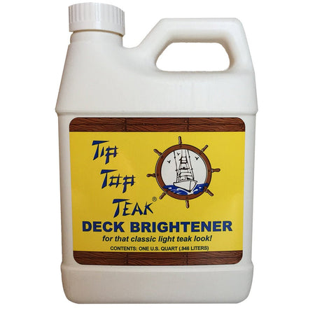 Tip Top Teak Deck Brightener - Quart - Get Tight Gear