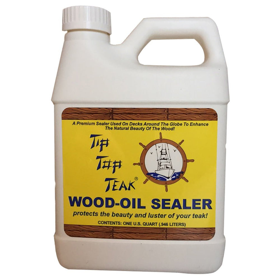 Tip Top Teak Wood Oil Sealer - Quart - Get Tight Gear